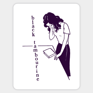 Black Tambourine ---- Original Fan Artwork Sticker